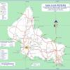 Mapa de carreteras en San Luis Potosi 
